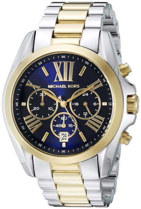 michael kors men's bradshaw two-tone watch mk5976|2 tone bradshaw watch.